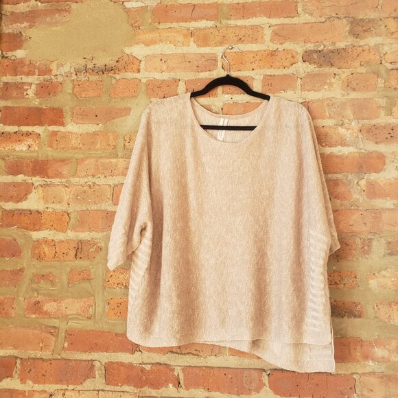 Anthropologie Alicia Shimmer Pullover Sweater Tee - Picture 6 of 6
